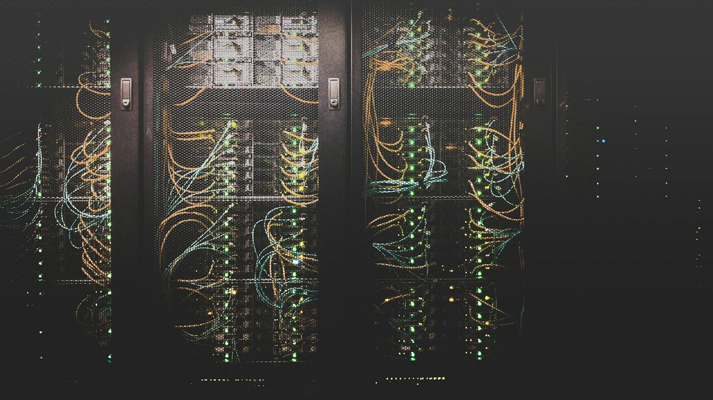 Serverruimte met netwerkverbindingen